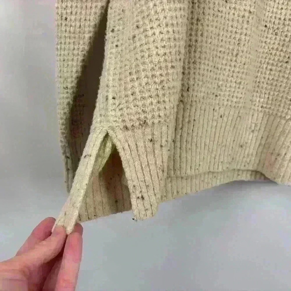 Knit Drop Shoulder Sweater Fall Cozy - Picture 4 of 8